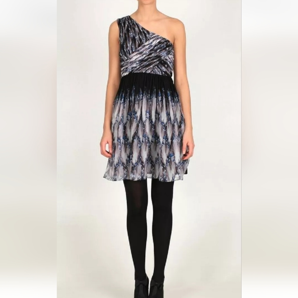 NWT TIBI Silk Chiffon  Pirouette Dress Size 4